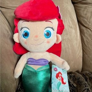Ariel toddler soft doll. Disney store small plush
